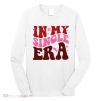 In My Single Era Anti Valentine Groovy Long Sleeve Shirt thumb 0