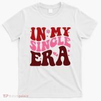In My Single Era Anti Valentine Groovy T-Shirt thumb 0