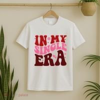 In My Single Era Anti Valentine Groovy T-Shirt thumb 2