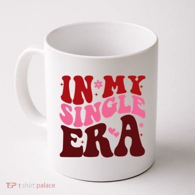 In My Single Era Anti Valentine Groovy Coffee Mug