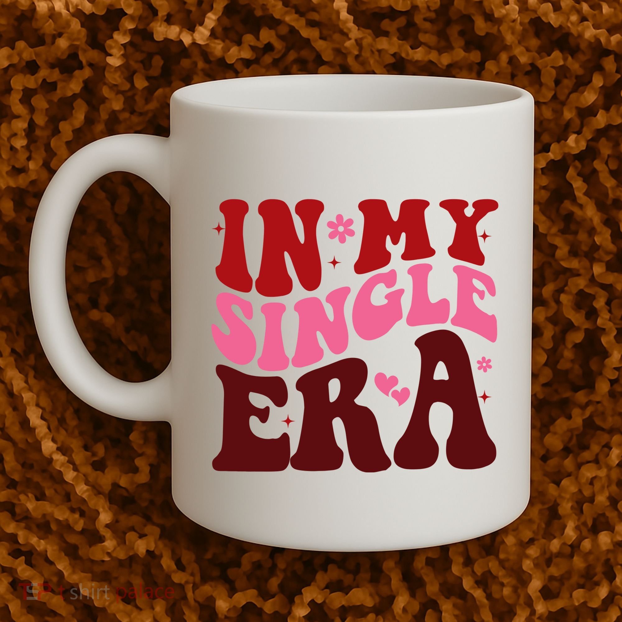 In My Single Era Anti Valentine Groovy Coffee Mug