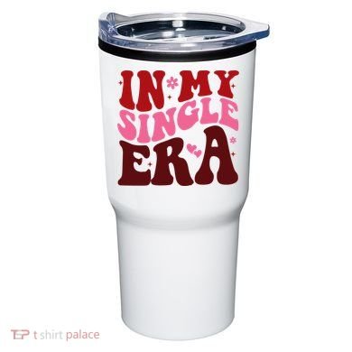 In My Single Era Anti Valentine Groovy Tumbler