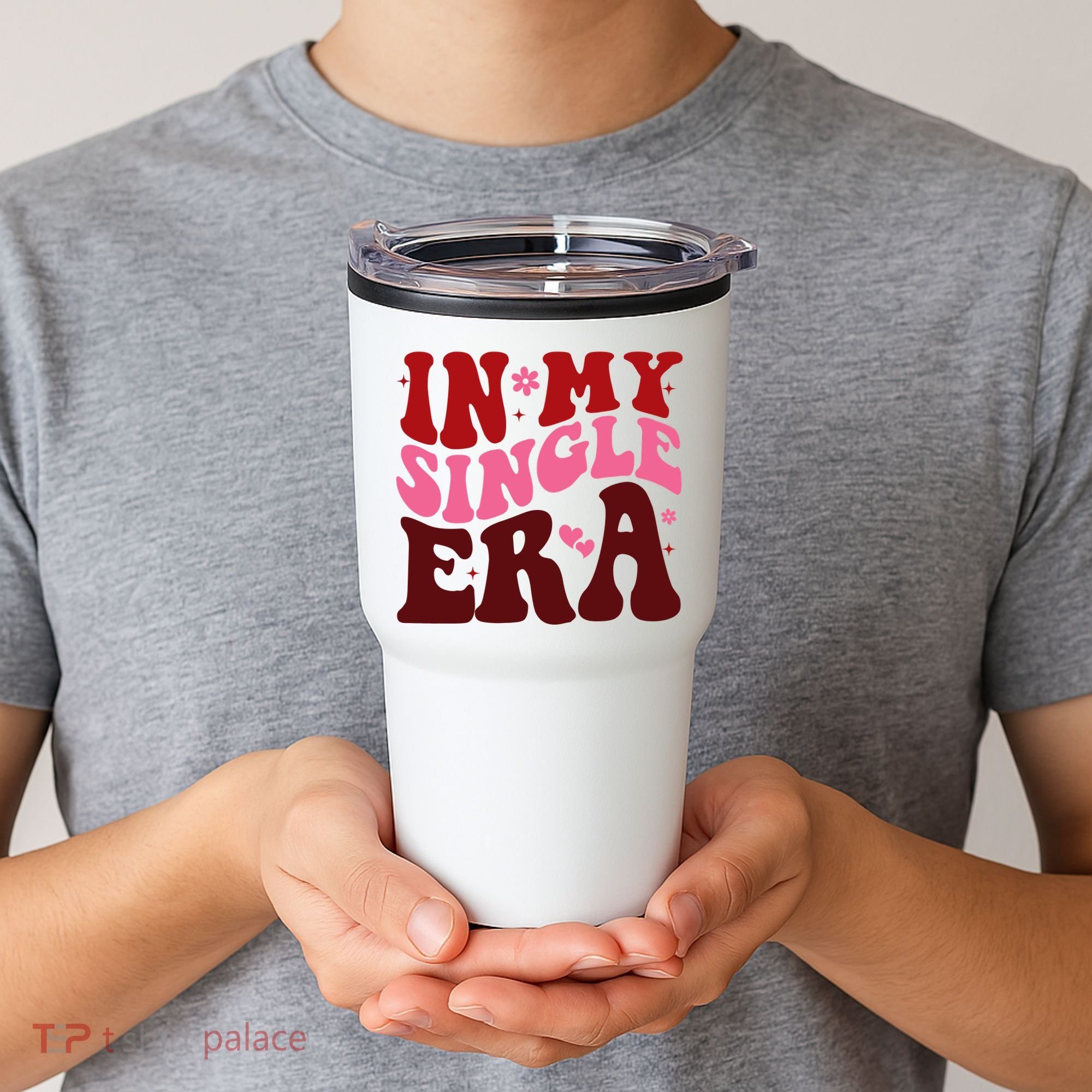 In My Single Era Anti Valentine Groovy Tumbler