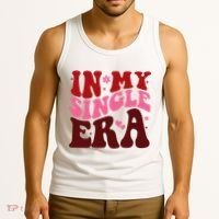 In My Single Era Anti Valentine Groovy Tank Top thumb 3