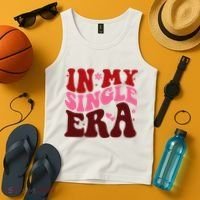 In My Single Era Anti Valentine Groovy Tank Top thumb 4