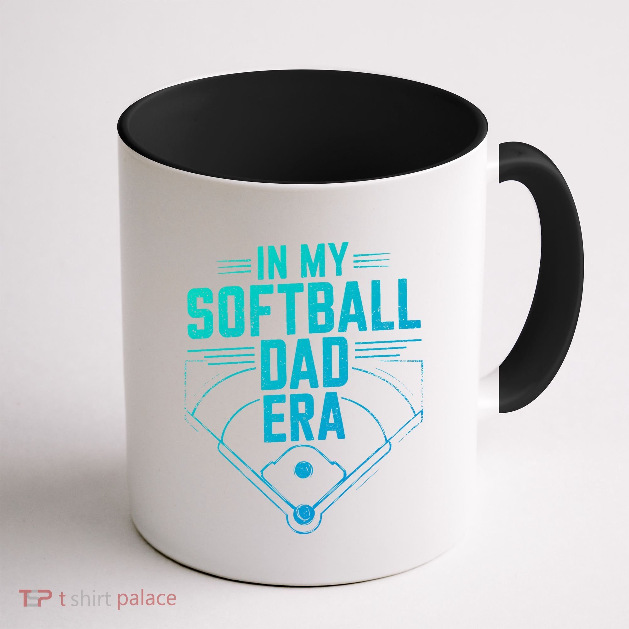 In My Softball Dad Era Softball Team Dad Softball Dads Gift Coffee Mug