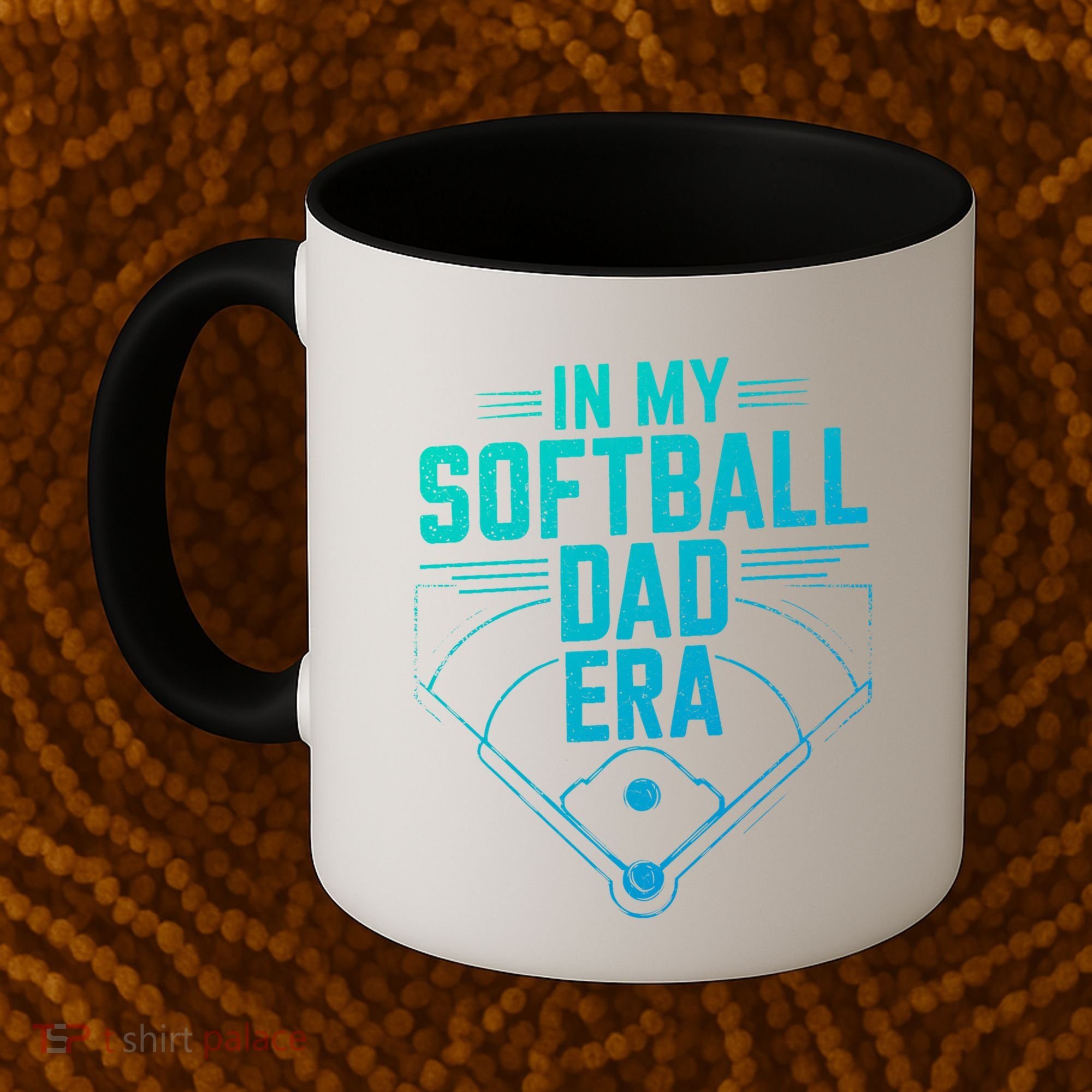 In My Softball Dad Era Softball Team Dad Softball Dads Gift Coffee Mug