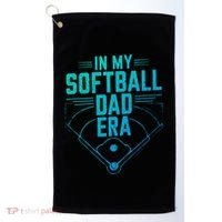 In My Softball Dad Era Softball Team Dad Softball Dads Gift Golf Towel thumb 0