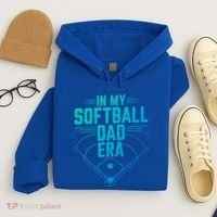 In My Softball Dad Era Softball Team Dad Softball Dads Gift Hoodie thumb 4