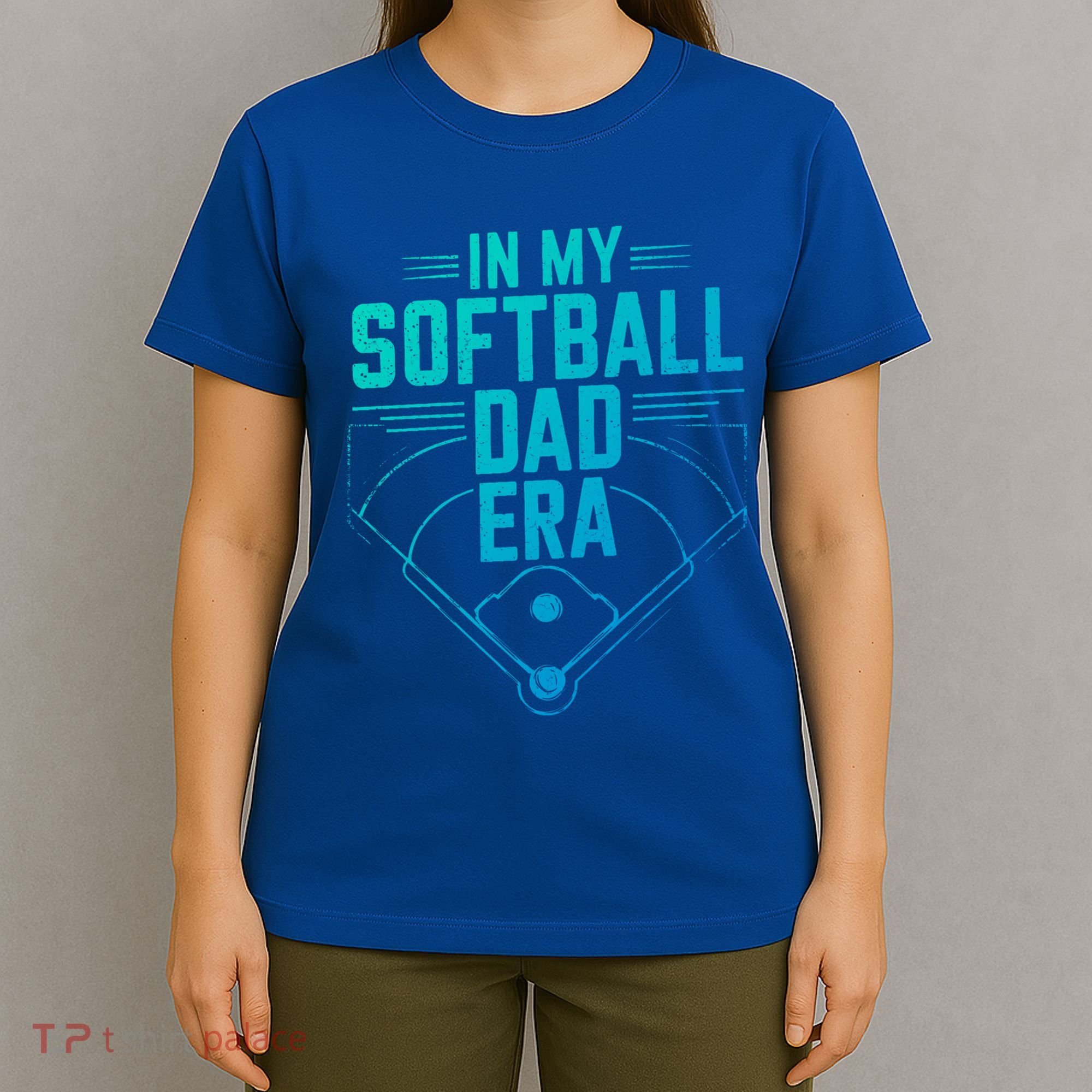 In My Softball Dad Era Softball Team Dad Softball Dads Gift T-Shirt