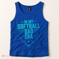 In My Softball Dad Era Softball Team Dad Softball Dads Gift Tank Top thumb 2