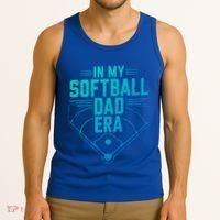 In My Softball Dad Era Softball Team Dad Softball Dads Gift Tank Top thumb 3