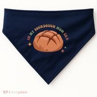 In My Sourdough Mom Era Baking Mom Mother’S Day Bread Baker USA-Made Doggie Bandana thumb 0