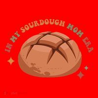 In My Sourdough Mom Era Baking Mom Mother’S Day Bread Baker Santa Hat thumb 1