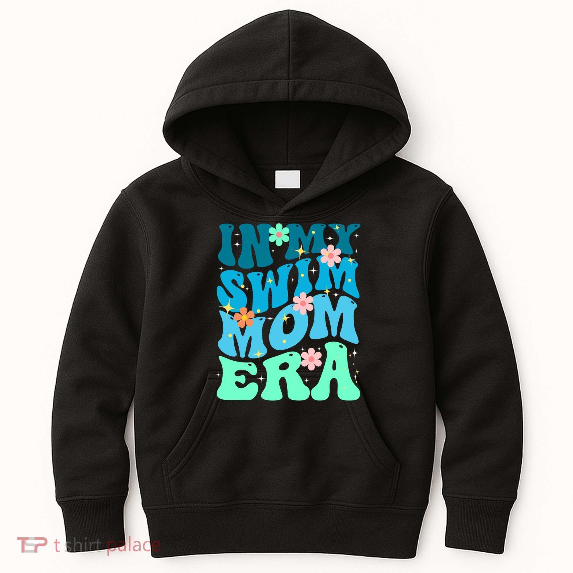 In My Swim Mom Era Kids Hoodie