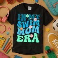 In My Swim Mom Era Kids T-Shirt thumb 3