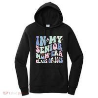 In My Senior Mom Era Class Of 2026 Graduate Retro Groovy Gift Women's Hoodie thumb 0