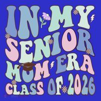 In My Senior Mom Era Class Of 2026 Graduate Retro Groovy Gift Women's Tank Top thumb 5