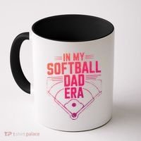 In My Softball Dad Era Softball Team Dad Softball Dads Gift Coffee Mug thumb 0