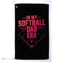 In My Softball Dad Era Softball Team Dad Softball Dads Gift Golf Towel thumb 0