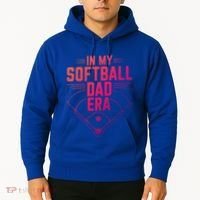 In My Softball Dad Era Softball Team Dad Softball Dads Gift Hoodie thumb 2