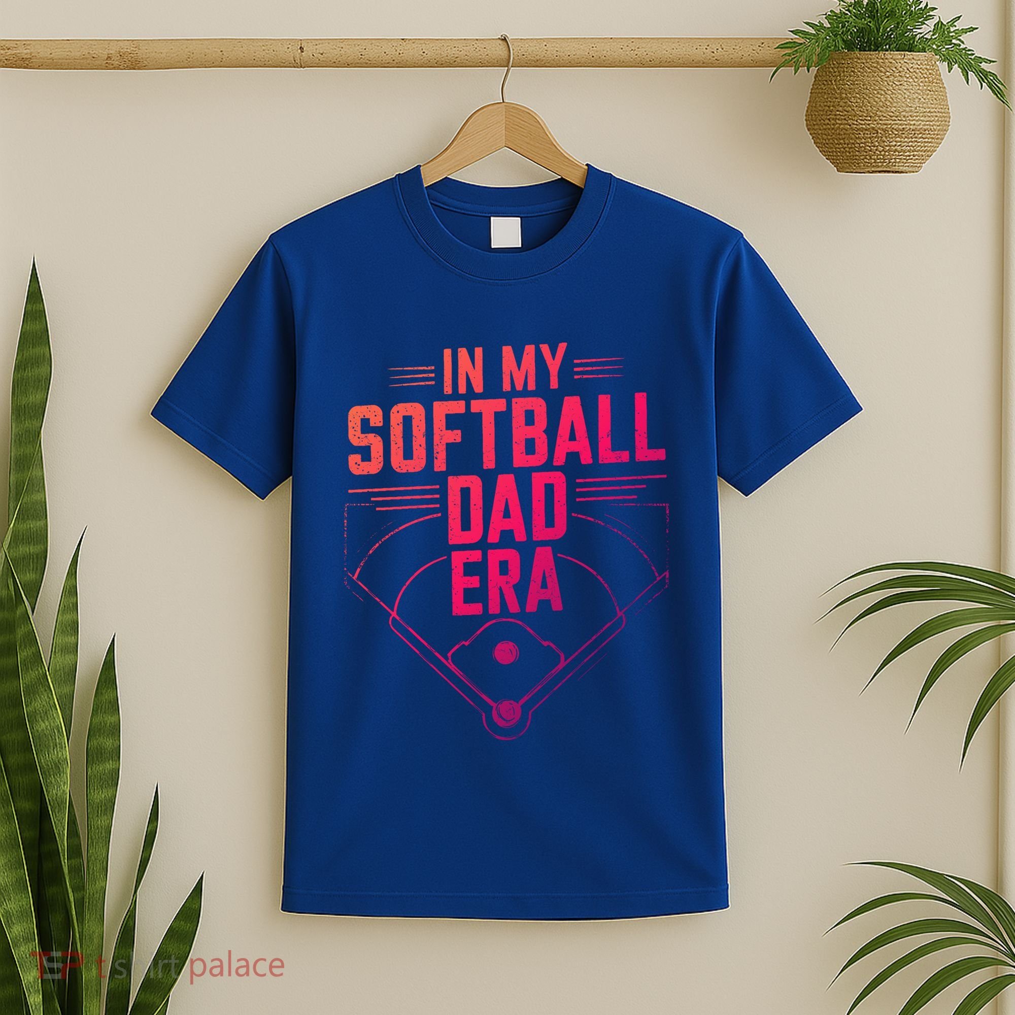 In My Softball Dad Era Softball Team Dad Softball Dads Gift T-Shirt