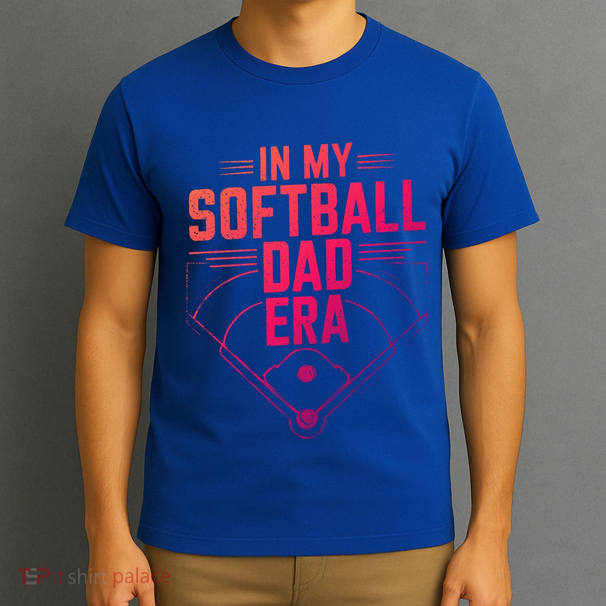 In My Softball Dad Era Softball Team Dad Softball Dads Gift T-Shirt