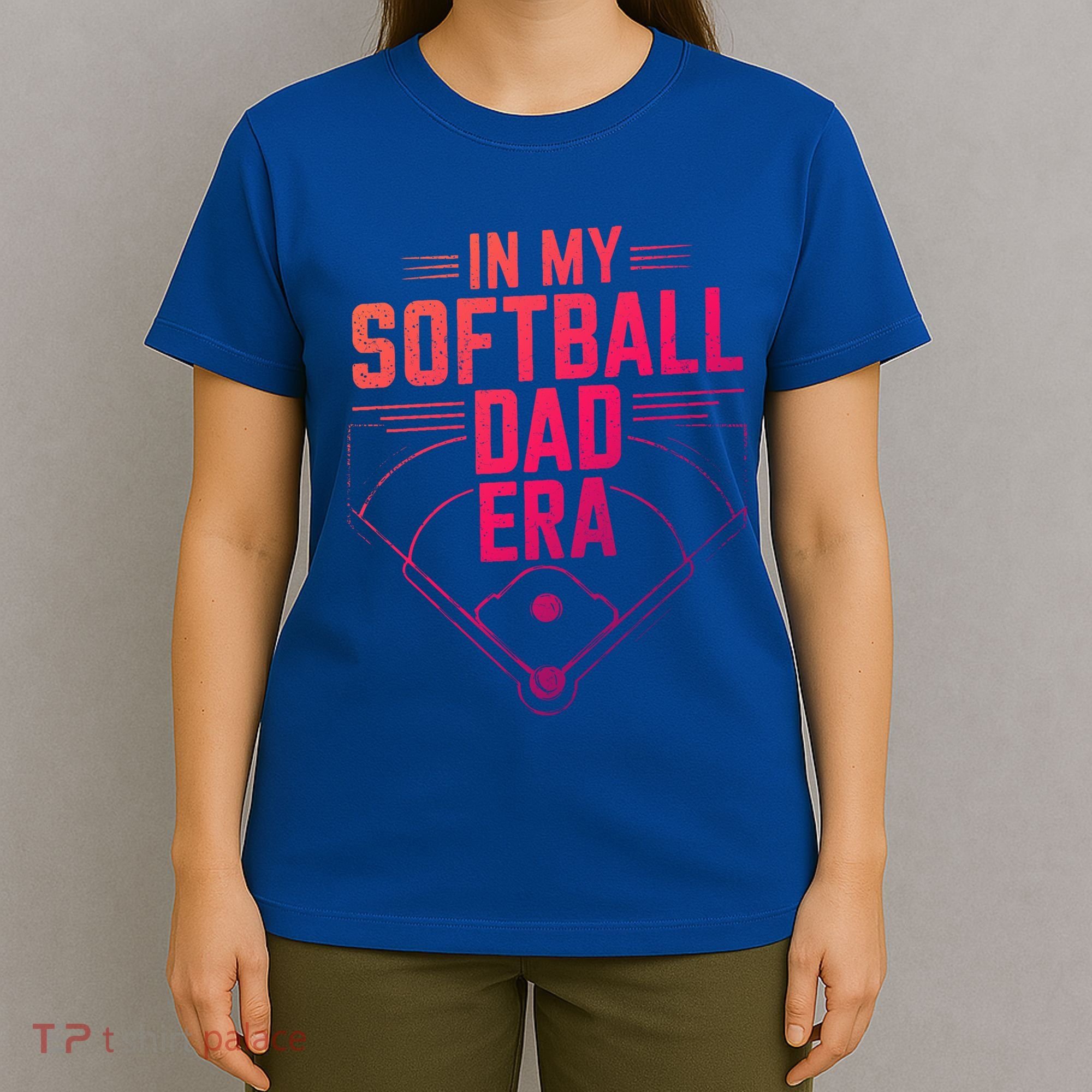 In My Softball Dad Era Softball Team Dad Softball Dads Gift T-Shirt