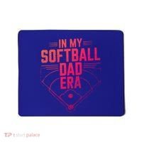 In My Softball Dad Era Softball Team Dad Softball Dads Gift Mousepad thumb 0