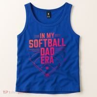 In My Softball Dad Era Softball Team Dad Softball Dads Gift Tank Top thumb 2