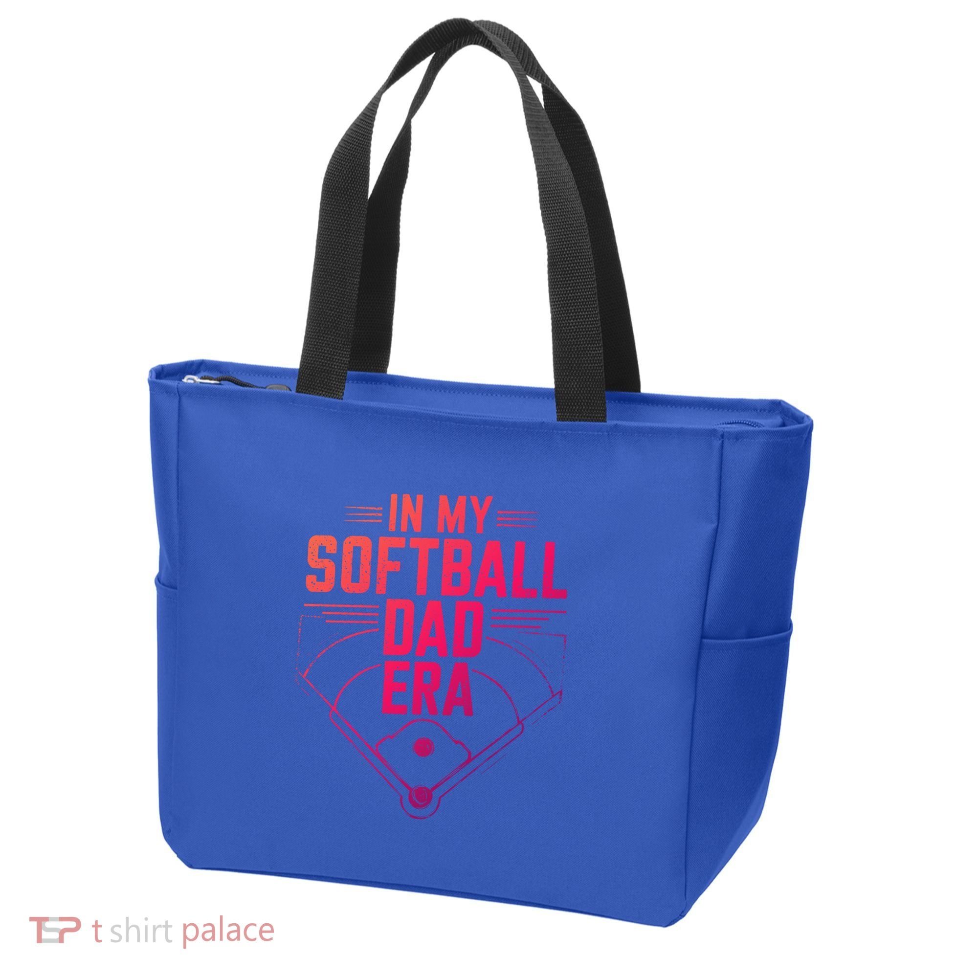 In My Softball Dad Era Softball Team Dad Softball Dads Gift Tote Bag