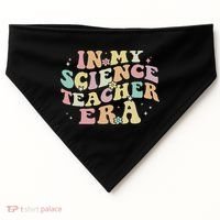 In My Science Teacher Era Retro Back To School Stem Teacher USA-Made Doggie Bandana thumb 0