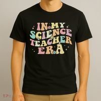 In My Science Teacher Era Retro Back To School Stem Teacher T-Shirt thumb 3