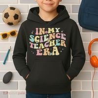 In My Science Teacher Era Retro Back To School Stem Teacher Kids Hoodie thumb 2