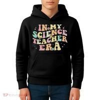 In My Science Teacher Era Retro Back To School Stem Teacher Kids Hoodie thumb 4