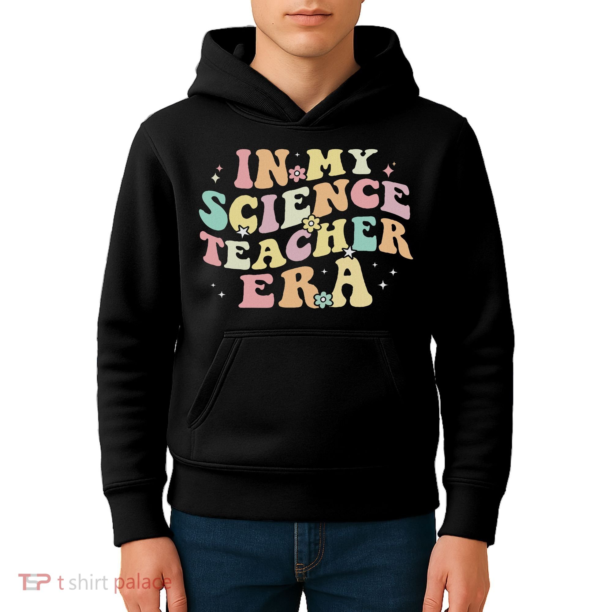 In My Science Teacher Era Retro Back To School Stem Teacher Kids Hoodie