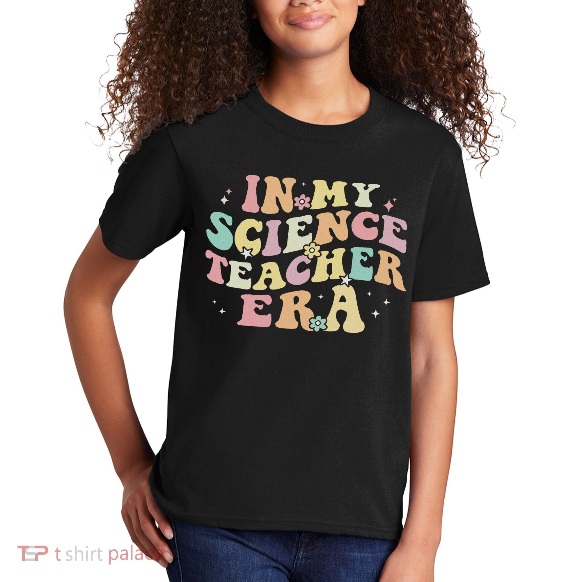 In My Science Teacher Era Retro Back To School Stem Teacher Kids T-Shirt