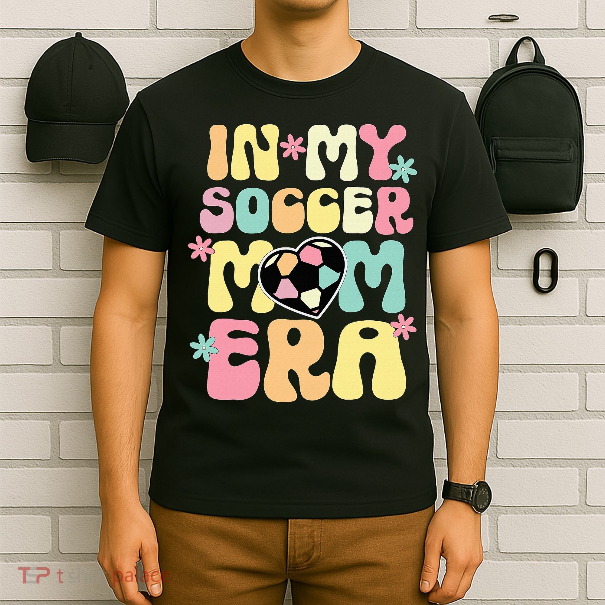 In My Soccer Mom Era Soccer Mama Funny Soccer Game Day T-Shirt