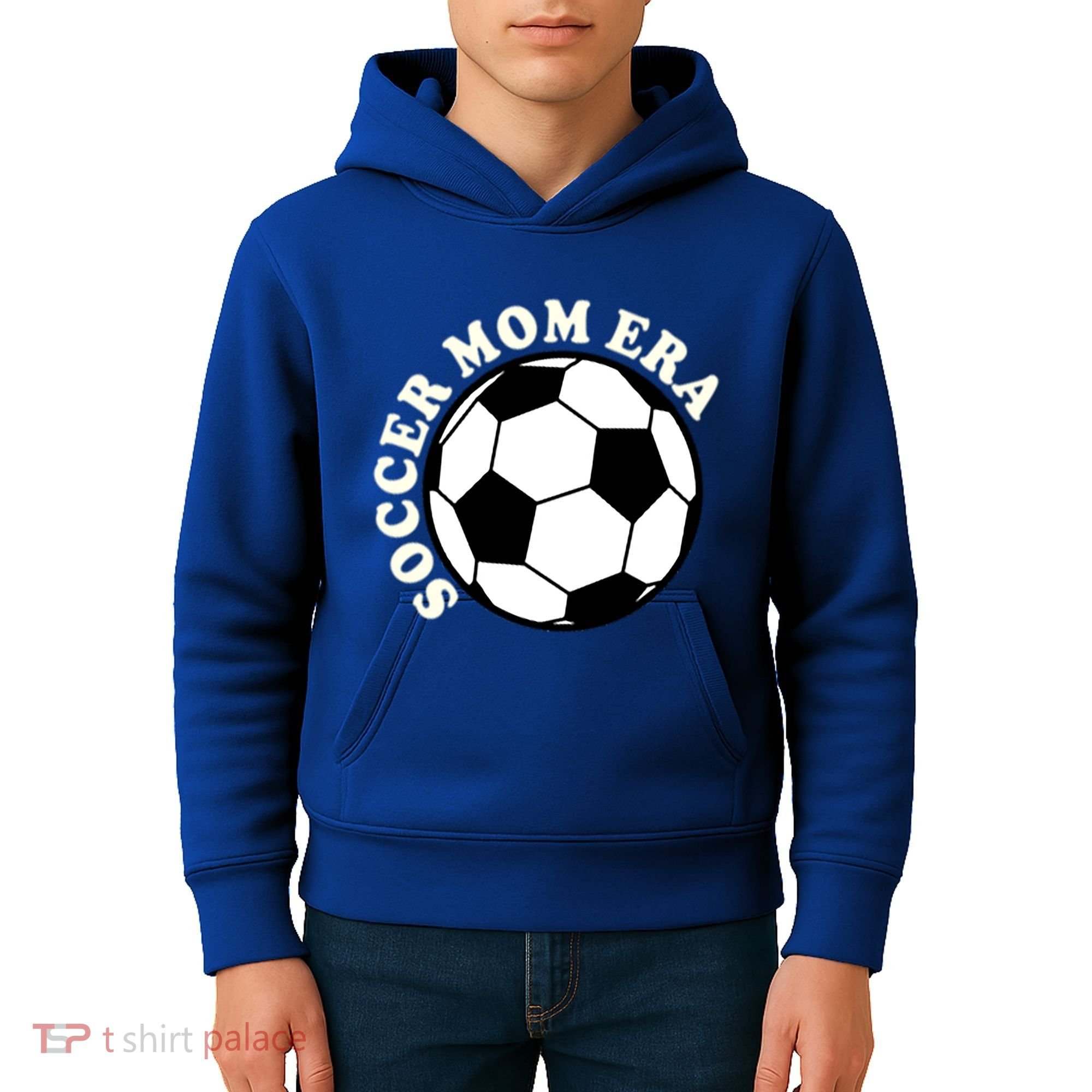 In My Soccer Mom Era Gift Kids Hoodie