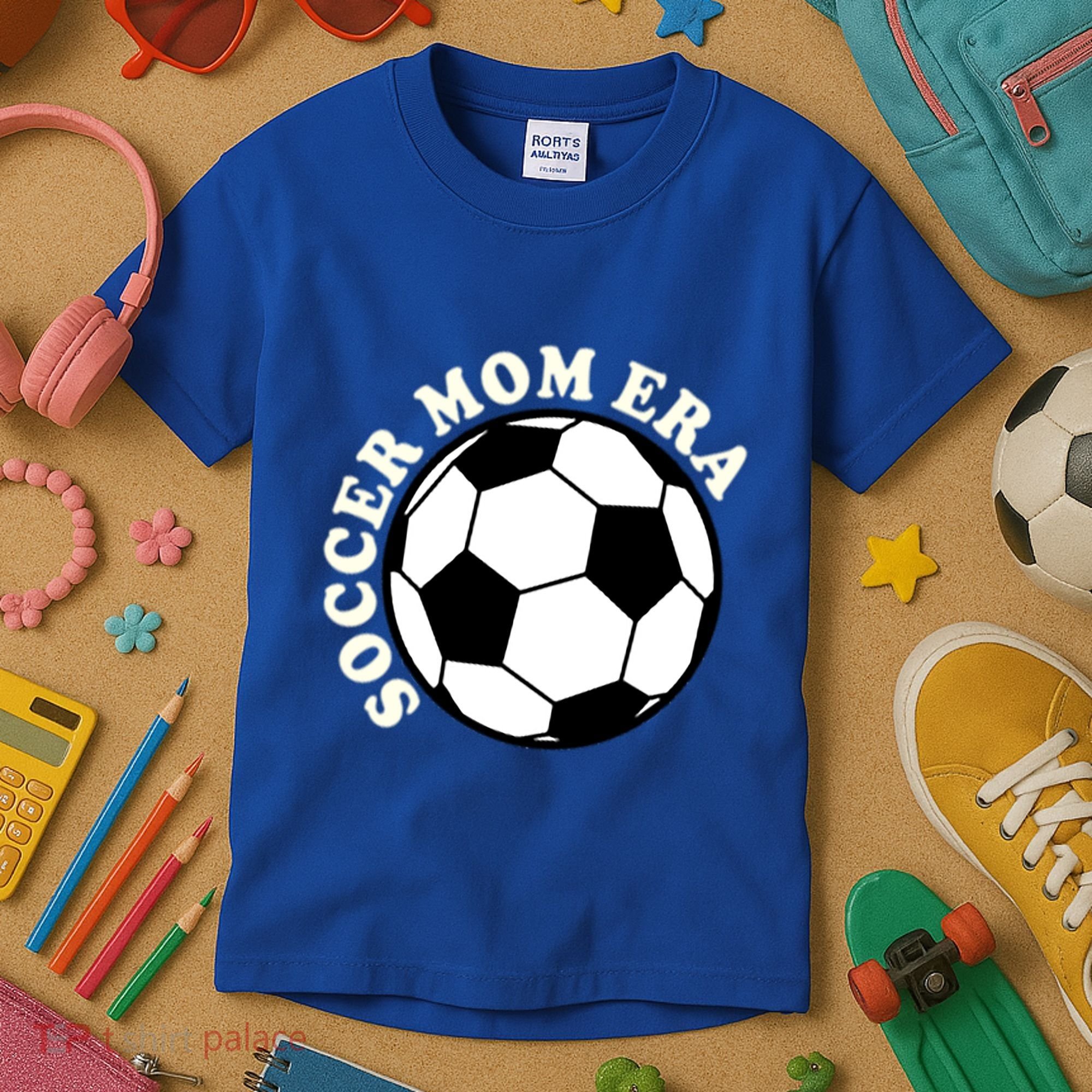 In My Soccer Mom Era Gift Kids T-Shirt