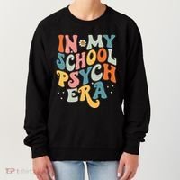 In My School Psych Era Retro School Psychologist Psychology Women's Sweatshirt thumb 0