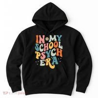 In My School Psych Era Retro School Psychologist Psychology Hoodie thumb 0