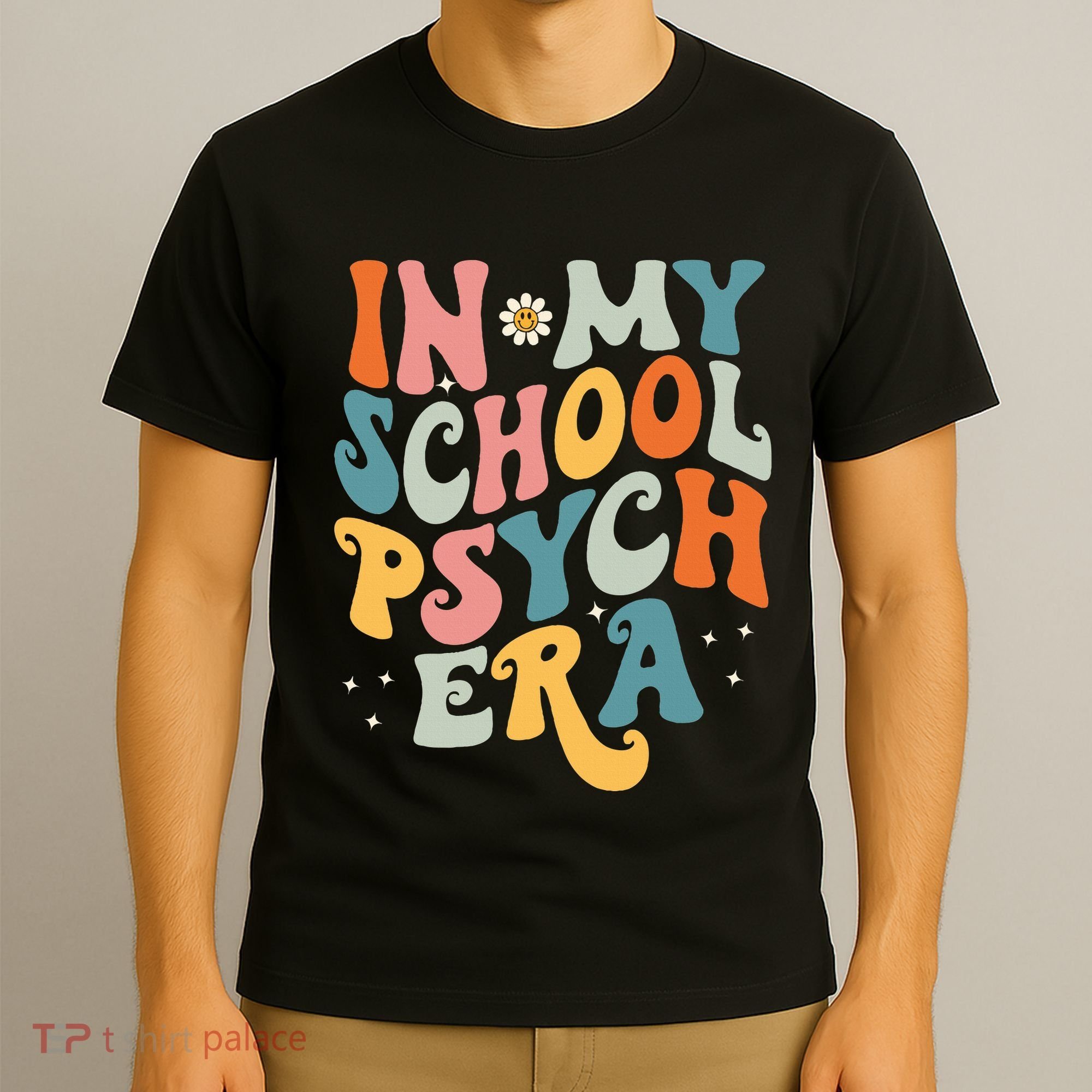 In My School Psych Era Retro School Psychologist Psychology T-Shirt