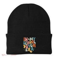 In My School Psych Era Retro School Psychologist Psychology Beanie thumb 0