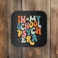In My School Psych Era Retro School Psychologist Psychology Coaster thumb 0