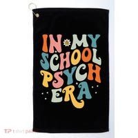 In My School Psych Era Retro School Psychologist Psychology Golf Towel thumb 0