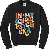 In My School Psych Era Retro School Psychologist Psychology Kids Sweatshirt thumb 0