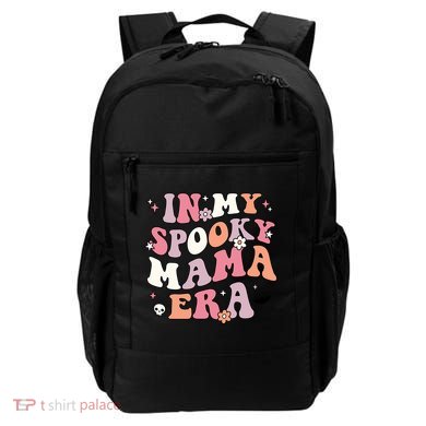 In My Spooky Mama Era Retro Halloween Witchy One Spooky Mom Gift Backpack