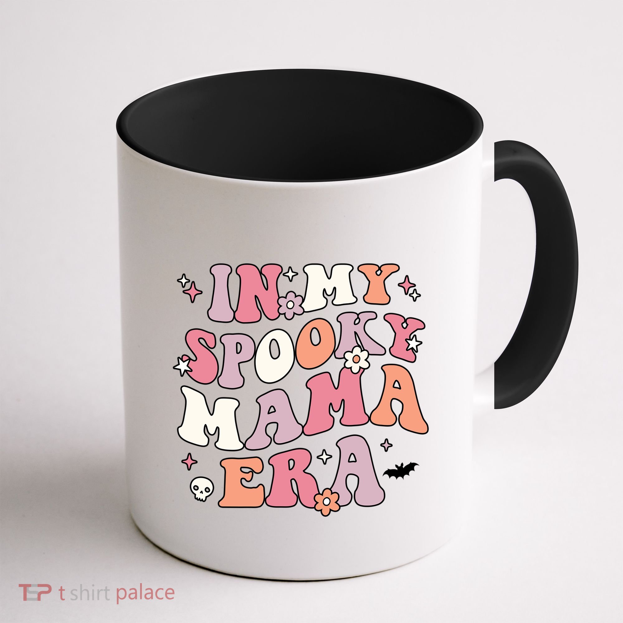 In My Spooky Mama Era Retro Halloween Witchy One Spooky Mom Gift Coffee Mug
