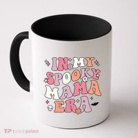 In My Spooky Mama Era Retro Halloween Witchy One Spooky Mom Gift Coffee Mug thumb 0